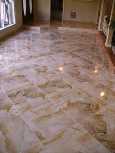 Custom Large Tile Floor